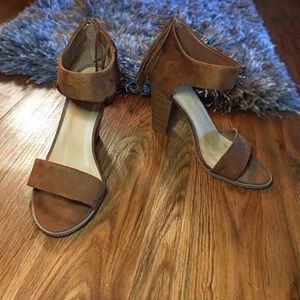 Delicious Suede Ankle Strap 3 Inch Heel!